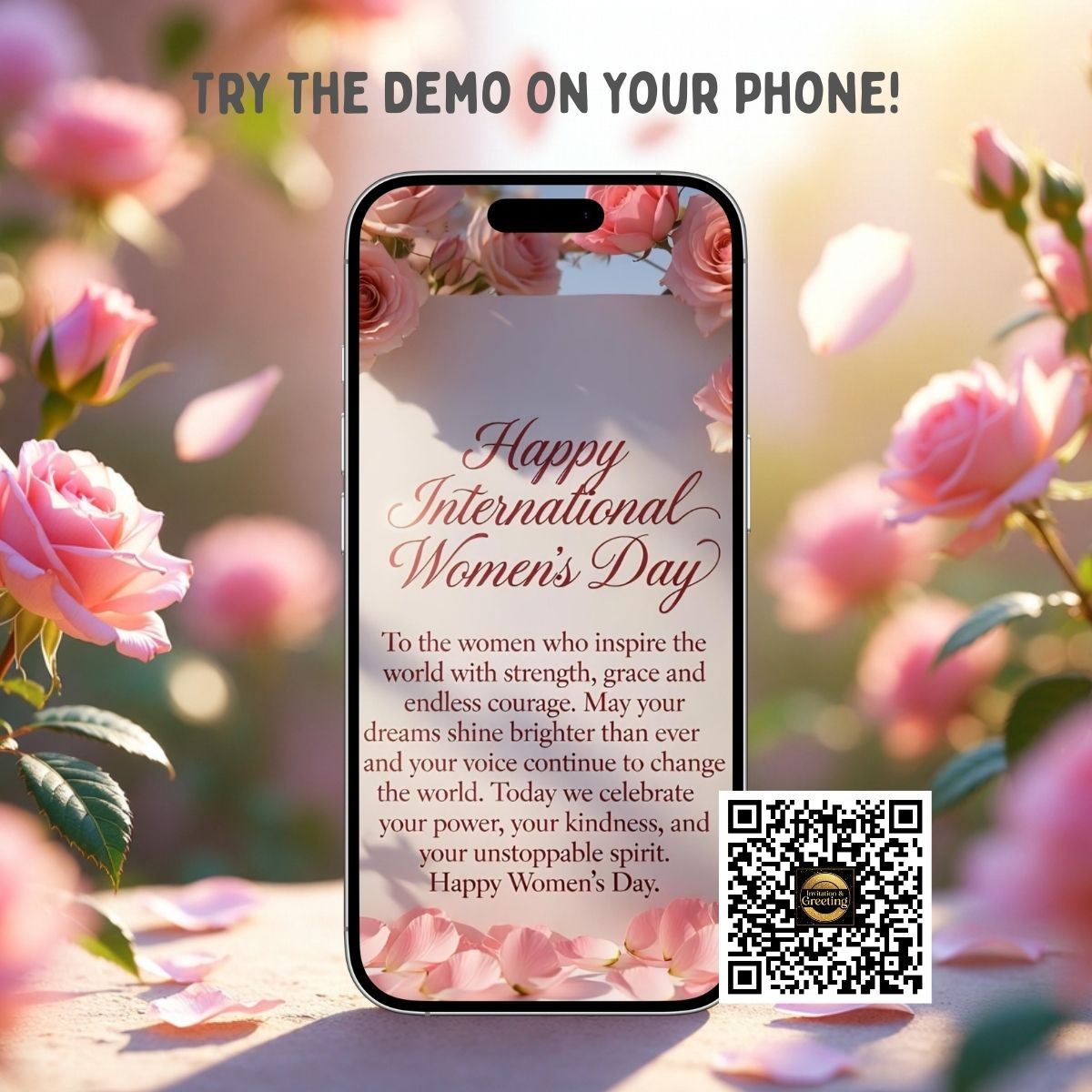 Golden Grace Women’s Day Reel – Premium Digital Video - Image 2